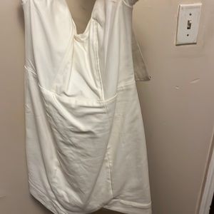 White dress off the sleeve